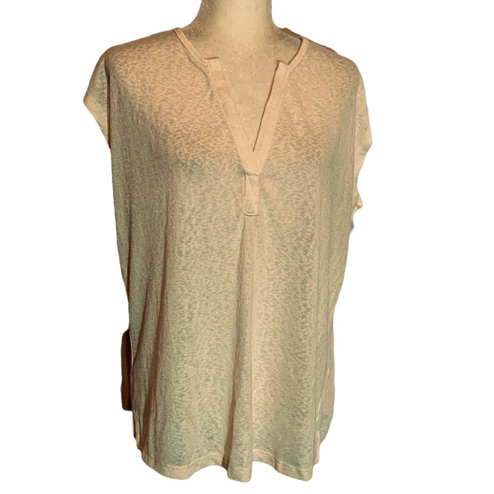 B Collection by BOBEAU Split Neck Tee. New With Tickets. Size 1X
